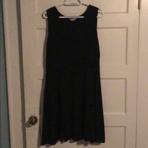 Silky black dress